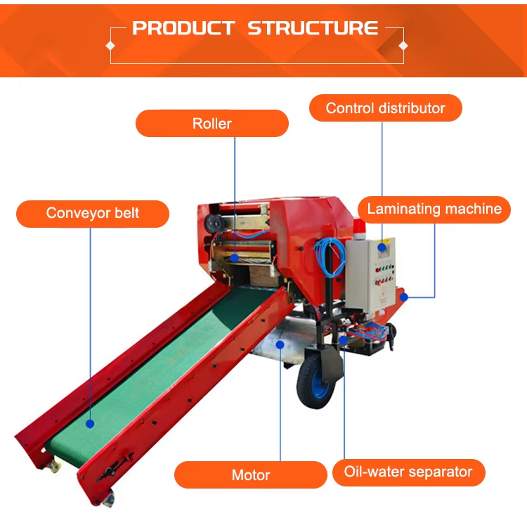 Silage Baler Machine - Máquina Empacadora de Heno y Ensilaje
