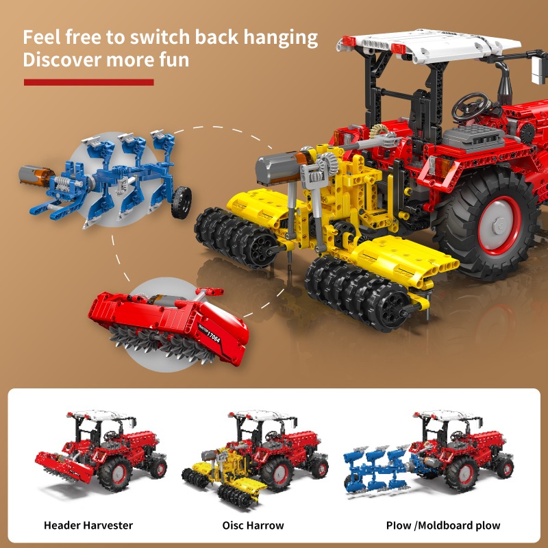 Mould King 17064, 1857 Piezas, - Is Farming Under Agriculture reseña y precio