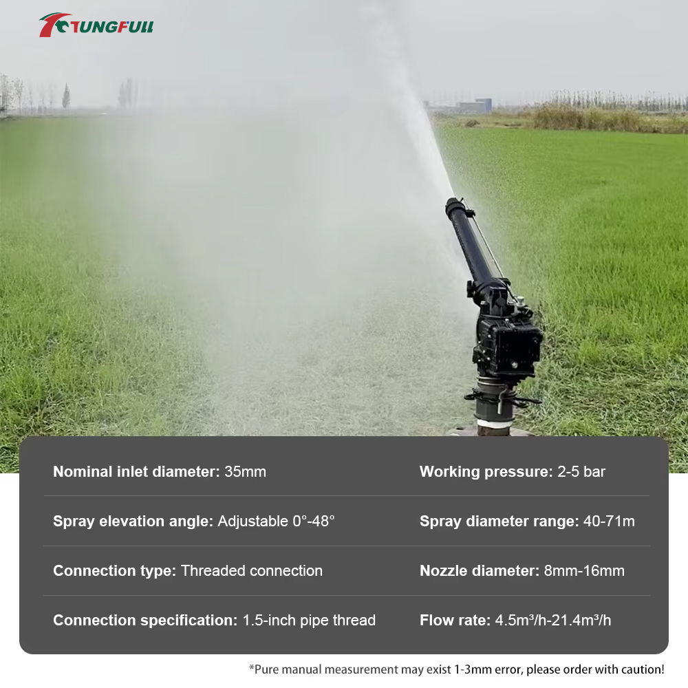 0-48 °   Aspersor de Turbina G - Farming In Agriculture reseña y precio