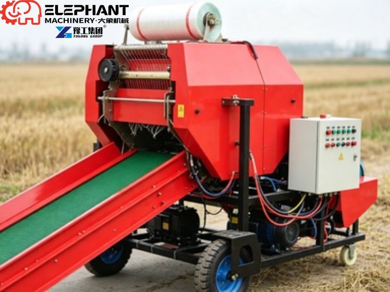 Mini Enfardadora Redonda de He - Silage Baler Machine reseña y precio