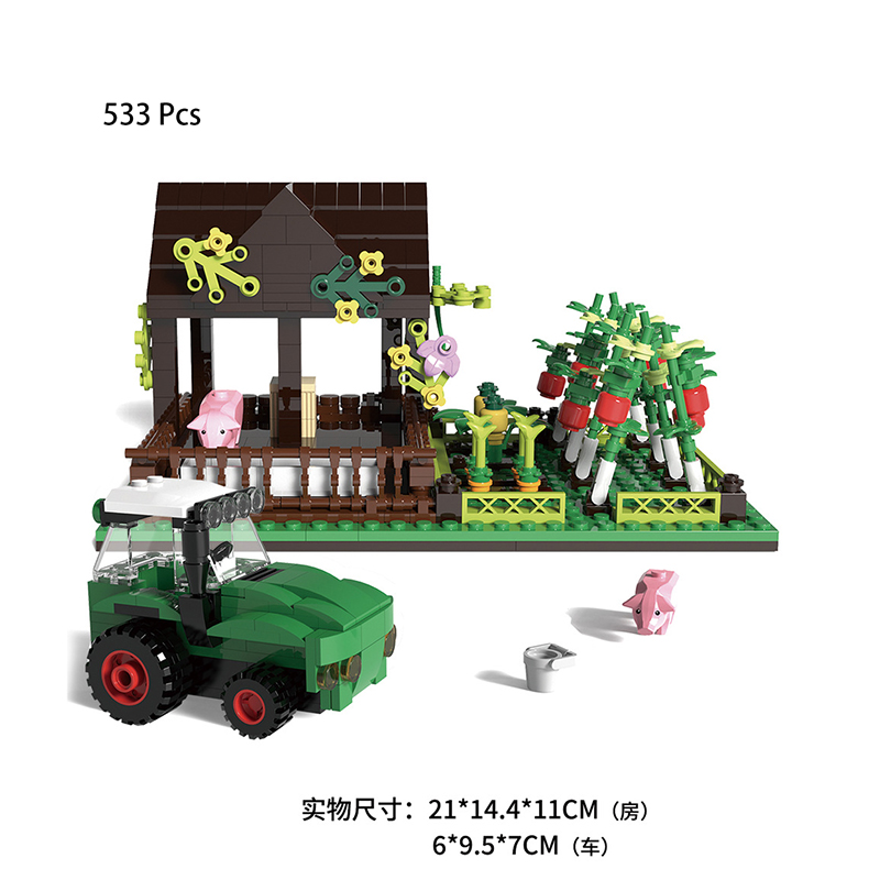 Bloques de Construcción Happy  - Is Farming Under Agriculture reseña y precio